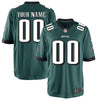 Image of Philadelphia Eagles Custom Game Jersey - Midnight Green 2019