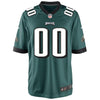 Image of Philadelphia Eagles Youth Custom Game Jersey - Midnight Green 2019