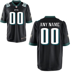 Philadelphia Eagles Youth Game Custom Jersey – Black 2019