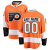 Image of Philadelphia Flyers Youth Home Breakaway Custom Jersey - Orange 2019