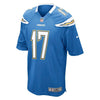 Image of Philip Rivers Los Angeles Chargers Alternate Game Jersey - Powder Blue 2019