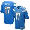 Image of Philip Rivers Los Angeles Chargers Alternate Game Jersey - Powder Blue 2019