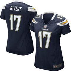 Philip Rivers Los Angeles Chargers Girls Youth Replica Game Jersey - Navy Blue 2019