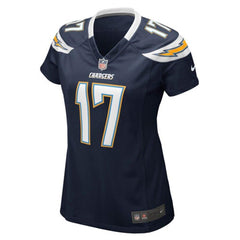 Philip Rivers Los Angeles Chargers Girls Youth Replica Game Jersey - Navy Blue 2019