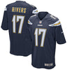 Image of Philip Rivers Los Angeles Chargers Home Game Jersey - Navy 2019