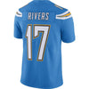 Image of Philip Rivers Los Angeles Chargers Vapor Untouchable Limited Jersey - Powder Blue 2019