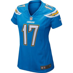 Philip Rivers Los Angeles Chargers Women's Game Jersey - Light Blue 2019