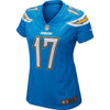 Image of Philip Rivers Los Angeles Chargers Women's Game Jersey - Light Blue 2019