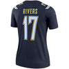 Image of Philip Rivers Los Angeles Chargers Women's Legend Jersey – Navy 2019