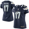 Image of Philip Rivers Los Angeles Chargers Women's Limited Jersey - Navy Blue 2019