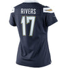 Image of Philip Rivers Los Angeles Chargers Women's Limited Jersey - Navy Blue 2019