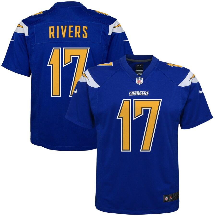 Philip Rivers Los Angeles Chargers Youth Color Rush Game Jersey - Royal 2019