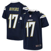 Image of Philip Rivers Los Angeles Chargers Youth Game Jersey – Navy 2019