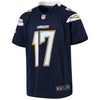 Image of Philip Rivers Los Angeles Chargers Youth Game Jersey – Navy 2019