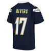 Image of Philip Rivers Los Angeles Chargers Youth Game Jersey – Navy 2019