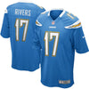 Image of Philip Rivers Los Angeles Chargers Youth Game Jersey - Powder Blue 2019