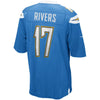 Image of Philip Rivers Los Angeles Chargers Youth Game Jersey - Powder Blue 2019