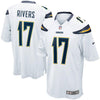 Image of Philip Rivers Los Angeles Chargers Youth Game Jersey - White 2019