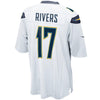 Image of Philip Rivers Los Angeles Chargers Youth Game Jersey - White 2019