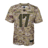 Image of Philip Rivers Los Angeles Chargers Youth Salute to Service Game Jersey - Camo 2019