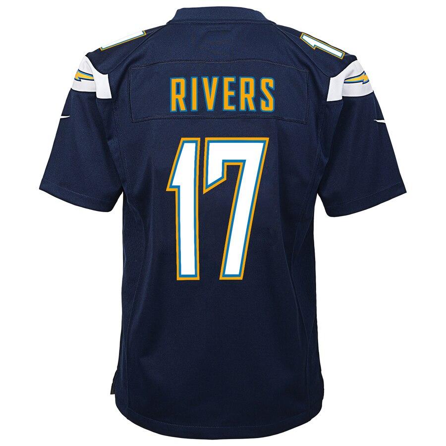 Philip Rivers Los Angeles Chargers Youth Team Color Game Jersey - Navy Blue 2019