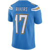 Image of Philip Rivers Los Angeles Chargers Youth Vapor Untouchable Limited Player Jersey - Powder Blue 2019