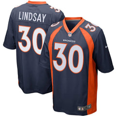 Phillip Lindsay Denver Broncos Alternate Game Jersey - Navy 2019