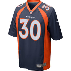 Phillip Lindsay Denver Broncos Alternate Game Jersey - Navy 2019