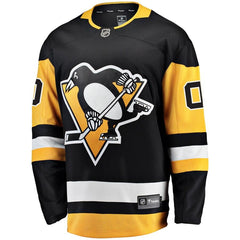 Pittsburgh Penguins Home Breakaway Custom Jersey - Black 2019