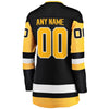 Image of Pittsburgh Penguins Women's Home Breakaway Custom Jersey - Black 2019