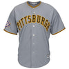 Image of Pittsburgh Pirates Majestic 2019 Jackie Robinson Day Official Cool Base Jersey – Gray 2019