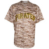 Image of Pittsburgh Pirates Majestic Official Cool Base Jersey - Camo 2019