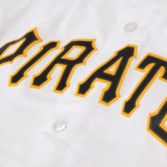 Pittsburgh Pirates Majestic Official Cool Base Jersey - White 2019