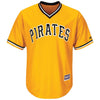 Image of Pittsburgh Pirates Majestic Official Cool Base Team Jersey - Gold 2019