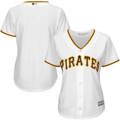 Pittsburgh Pirates Majestic Women's Cool Base Jersey - White 2019