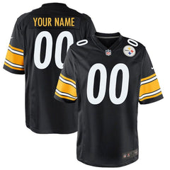 Pittsburgh Steelers Custom Game Jersey - Black 2019