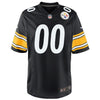 Image of Pittsburgh Steelers Custom Game Jersey - Black 2019