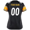 Image of Pittsburgh Steelers Women's Custom Game Jersey - Black 2019