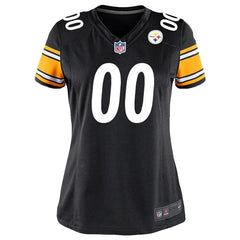 Pittsburgh Steelers Women's Custom Game Jersey - Black 2019