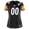 Image of Pittsburgh Steelers Women's Custom Game Jersey - Black 2019