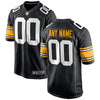 Image of Pittsburgh Steelers Youth Alternate Custom Game Jersey – Black 2019