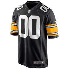 Pittsburgh Steelers Youth Alternate Custom Game Jersey – Black 2019