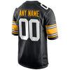 Image of Pittsburgh Steelers Youth Alternate Custom Game Jersey – Black 2019