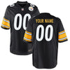 Image of Pittsburgh Steelers Youth Custom Game Jersey - Black 2019