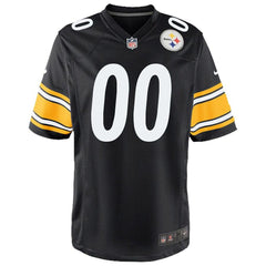 Pittsburgh Steelers Youth Custom Game Jersey - Black 2019