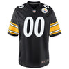 Image of Pittsburgh Steelers Youth Custom Game Jersey - Black 2019