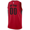 Image of Portland Trail Blazers Custom Swingman Jersey Red - Statement Edition 2019