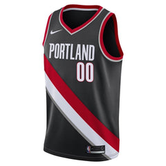 Portland Trail Blazers Swingman Custom Jersey Black - Icon Edition 2019