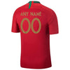 Image of Portugal National Team Home Vapor Match Custom Jersey – Red 2019