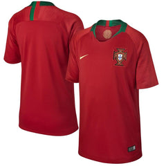 Portugal National Team Youth Home Replica Stadium Blank Jersey – Red 2019